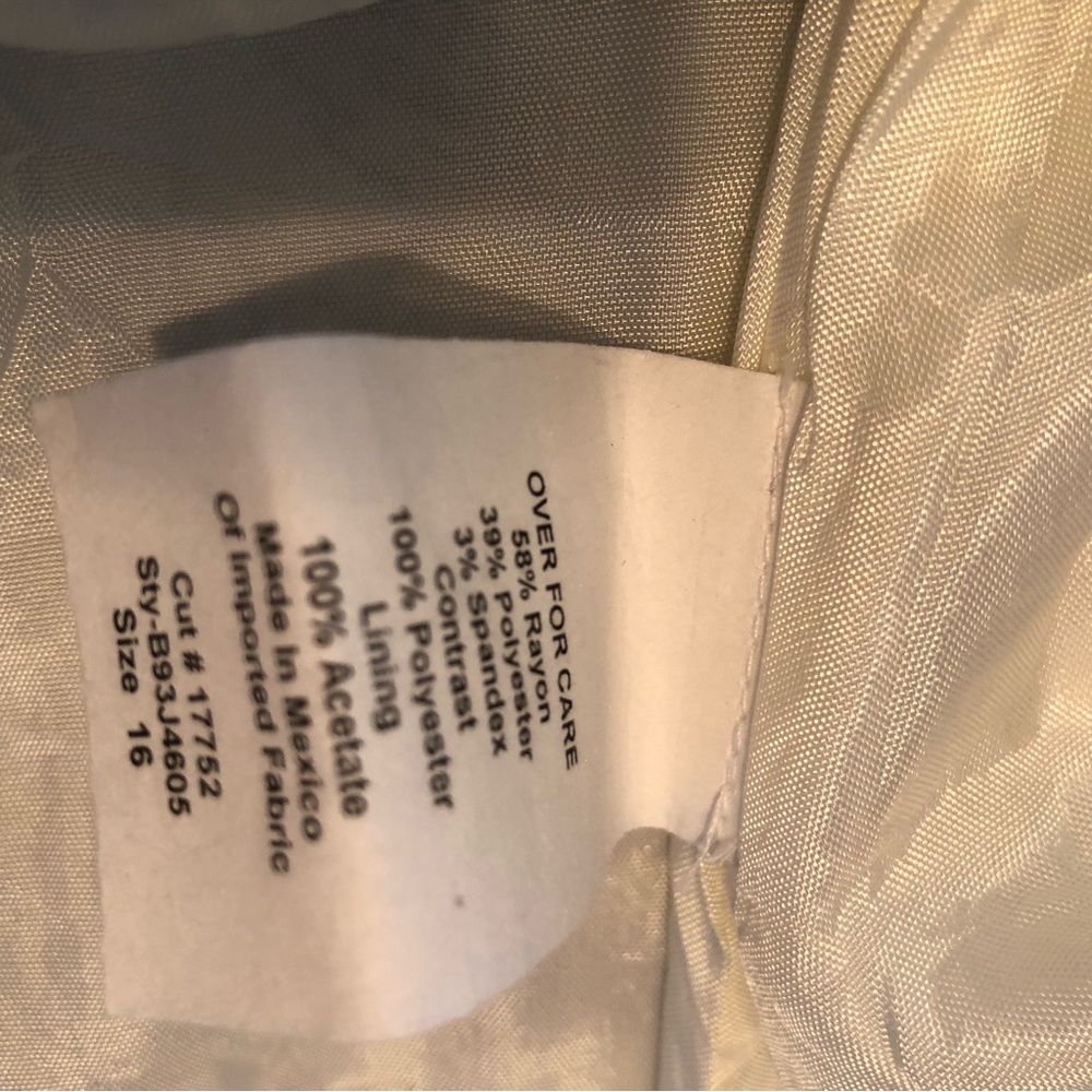 Dress Barn Sundress Black/White Size 16 - Picture 4 of 12